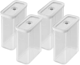 ZWILLING Fresh & Save CUBE Storage Organizer, 3M, 3-qt, Pantry Organizers and Storage, Plastic, BPA-Free Airtight Dry Food Storage Container for Storing Cereal and more, Medium X-Tall, Clear