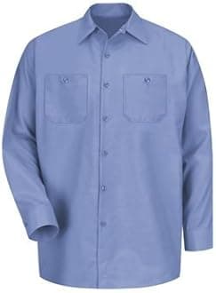 Red Kap Men's Red Kap® Men's Long Sleeve Industrial Work Shirt Shirt (pack of 1)