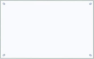 vidaXL Kitchen Backsplash, Transparent Tempered Glass, Protects Against Grease Splash, Heat Resistant up to 240 Degrees, Easy to Clean, Includes Mounting Materials