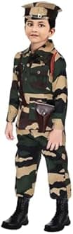 Chandrika Kids indian Army jungle print Costume Dress For Boys (2-3 YEARS)