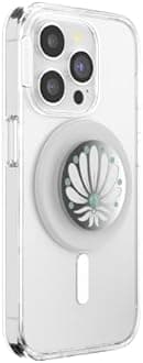 PopSockets Phone Grip for MagSafe with Kickstand, Magnetic Stand, Swappable Top, Secure Hold for iPhone MagSafe Cases, Phone & Tablet Grip, Cute PopSockets - Enamel Desert Gem Bloom