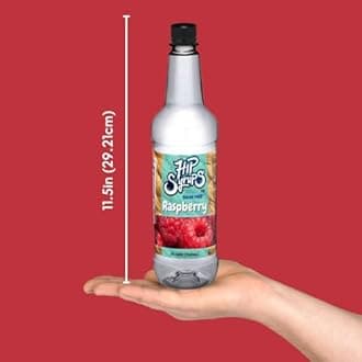 Hip Syrups - Raspberry Sugar Free Simple Syrup Designed for Coffee, Hot Cocoa, Water Flavor, Bubble Tea, Boba Tea, Cocktails, Tea, Sugar Free
