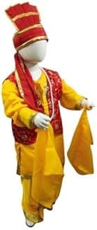 Indian Traditional Punjabi/Bhangra Boy Costume Punjabi Folk Dance Costume Bhangra for Boys