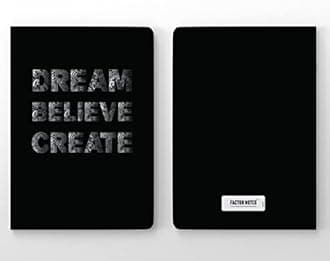 FACTOR NOTES A5 Notebook: Ruled | 90 GSM | 160 Pages (Dream Believe)