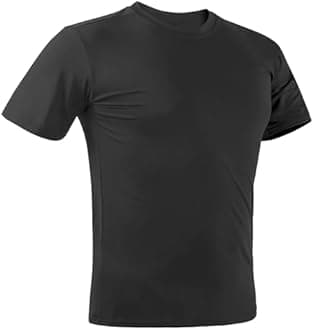2&5 Pack Men's Sports T Shirts,Crew Neck Breathable Quick-Dry Short Sleeve, Lightweight Gym Tee for Athletic Running Casual