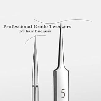 Professional Blackhead Remover Pimple Popper Tool,3Pcs Glossy Comedones Extractor Acne Removal Tweezers for Blemishs，Whitehead Popping,Zit Removing for Nose Face,Stainless Steel Makeup Tool