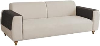 Muamar Couch Arm Covers Chair Arm Covers, Non Slip Sofa Arm Covers, Armrest Covers for Sofa, Furniture Covers Couch Protector 1pc(30x30inch, Coffee)