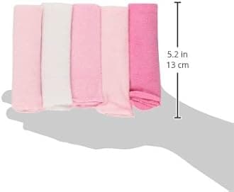 Spasilk 10 Pack Soft Terry Bath Washcloths ââ‚¬â€œ Newborn Boy or Girl ââ‚¬â€œ Baby Shower Gift