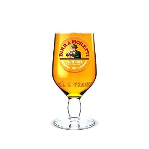 6 X Birra Moretti Pint Glasses