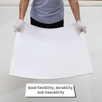 12-Pack White Ceiling Panel (60cm x 60cm), Waterproof and Fireproof PVC Smooth Drop Ceiling Tile