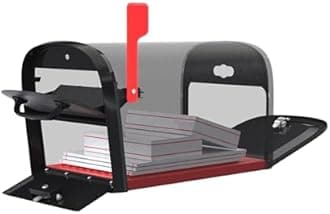 ARCHITECTURAL MAILBOXES 6300RZ Oasis 360 Post Mount, Rubbed Bronze, L