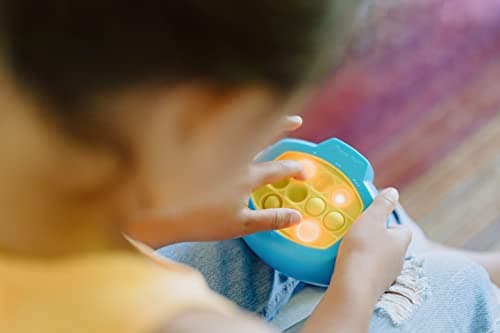 Buffalo Games Pop It Pro - The Light-Up, Pattern-Popping Game - Kids, Yellow