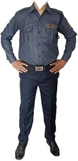 REGALIA Men's Security Guard Uniform (Shirt & Trouser/Pant) with Complete Accessories Set & Labels, EACH