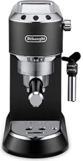 EC685.BK Dedica Style Pump Espresso Coffee Machine | Espresso, Cappuccino, Latte & More Recipe Options|Coffee Maker Machine for Home | 15 Bar Pressure, 1350 W|Free Demo & Installation|Black