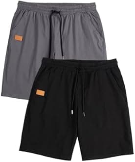 JMIERR Mens Casual Shorts - Cotton Drawstring Summer Beach Stretch Twill Chino Golf Shorts