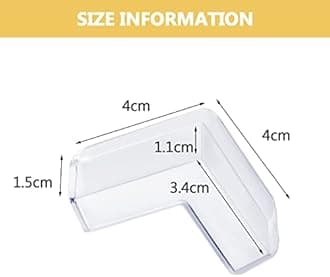 Pack of 20 Corner Protectors, Edge Protection, Baby Corner Protection Edges, Baby Edge Protection, Transparent for Furniture, Child Lock, Self-Adhesive, Protects Babies and Elderly People