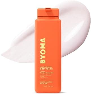 BYOMA Smoothing Body Polish - For Breakouts & Textured Skin - Exfoliating Body Scrub with PHA & Panthenol - Restores Skin Barrier & Soothes Inflammation - 10.14 fl oz