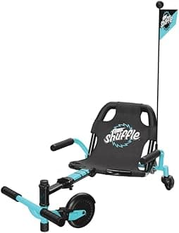 Crazy Cart Shuffle – Kid-Powered Drifting Go-Kart for Ages 4+, Crazy Cart Drift Bar Technology, Adjustable Frame with 5 Length Settings