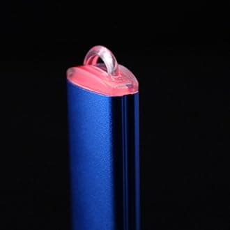 USB Flash Drives 2.0 Metal Key with LED Indicator Pack of 5 Colors (128MB,Not GB,Smaller than 1GB,Blank)