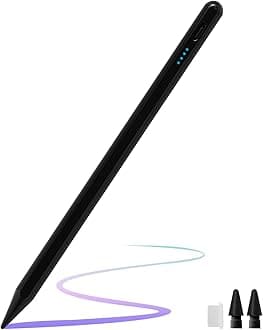 Stylus Pen for Samsung Galaxy Tab A11+/A11/A9+/A9/A8/A7 Tablet Pens for iOS/Android/Windows Stylists Pen with Dual Touch Screen Stylus Pencil (Black)