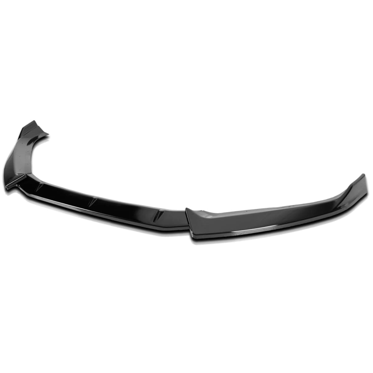 Spec-D Tuning Glossy Black Front Bumper Lip Compatible with Audi A4 2017-2018, 2018 S4