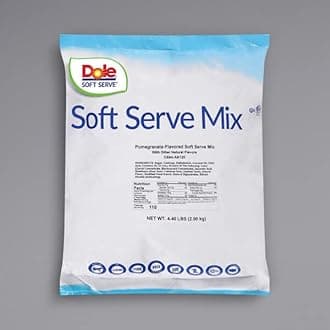 Soft Serve Mix, Lactose Free, Dairy free, Vegan, Gluten Free, 4.4 lb Bag By Magic Market (Pomegranate)