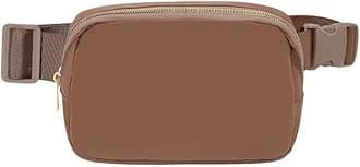 JASGOODBelt Bag for Women Men Crossbody Fanny Pack Bum Hip Waist Bags with Adjustable Standard Strap for Running Waterproof Belt Bag,Brown