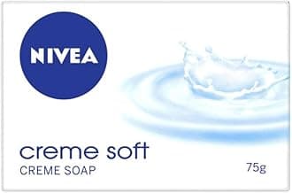NIVEA Soap, Creme Soft, For Hands And Body,75 g (Pack of 8)