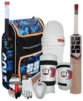 SS Kashmir Willow Full Cricket Kit