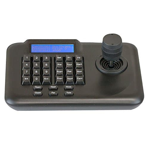 GW Security Pan Tilt Zoom PTZ Controller with 3 axis Joystick LCD Display CCTV Dome Camera 3D Keyboard Controller