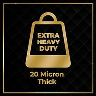 LuxLiv® 50m Premium Heavy Duty 20 Micron Thick Kitchen Foil Catering Aluminum Tin Foil Roll - 12" Wide