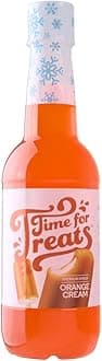 Time For Treats Flavored Syrup 16.9 Fluid Ounce Bottle for Snow Cones, Homemade Sodas, Cocktails, Coffee, Baking and More (Orange Cream)