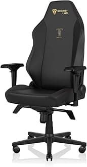 Secretlab Titan Evo Lite in Stealth Prime 2.0 Leatherette Gaming Chair - Reclining - Ergonomic & Heavy Duty Computer Chair with 4D Armrests & Lumbar Support - Black & Red