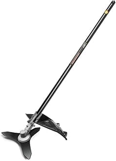 Power+ BCA1220 12” Brush Cutter Attachment 56-Volt Lithium-ion Multi Head System, Black