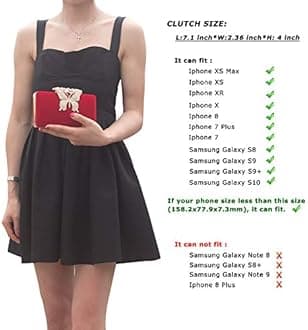 DEXMAY DM womens 20024 Butterfly Velvet Clutch (pack of 1)