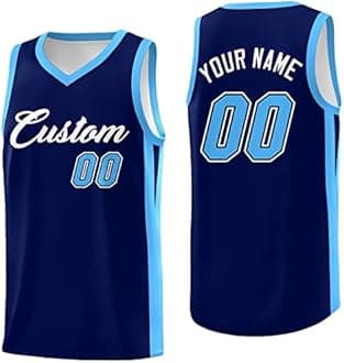 KXK Personalized Your Own Basketball Jersey Sports Shirt Printed Custom Team Name Number Logo for Men Youth