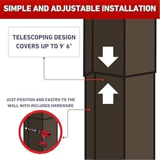 EAGLE 1メタルラインセットカバーキット ミニスプリットとセントラルエアコン&ヒートポンプ用 グレー