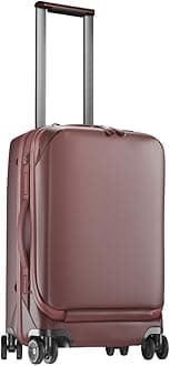 Roller Pro Carry-On, Eclipse, Expandable Small Suitcase with Wheels, Carbon Fiber Handle, Drawbridge Opening, Hybrid Soft/Hard Shell, Custom Hardware, Fits XL Camera Cube or Packing Cubes