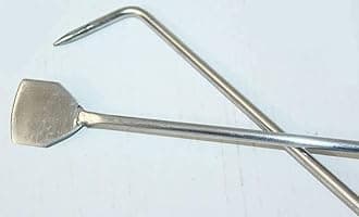 roti Skewers Stainless Steel sheek/Jodi Making with Tandoori roti, Naan, Sweet Naan Pure Stainless Steel Multipurpose Size inch (Pack of 1 Set)