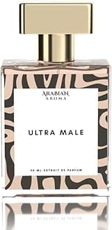 Arabian Aroma Ultra Male Perfume For Men, Amber Fougere with Strong And Long Lasting Fragrance For Men, Extrait De Perfume.