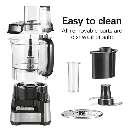 Hamilton Beach 70725A 450-Watt Food Processor , Black