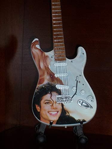 Mini Guitar For MICHAEL JACKSON Portrait Display GIFT
