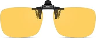 Polarized Clip-on Flip Up Metal Clip Rimless Sunglasses for Prescription Glasses