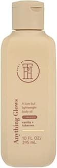 B~ ODY by T~P~H Anything Glows Body Oil for Dry Skin for Women & Men, 10 oz (Pack of 1)
