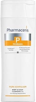 P Puri-Ichtilium Body and Scalp Cleansing Gel for Excessively Dry Skin, Regulation of Exfoliation Process - 250 ml