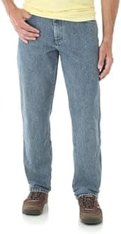 Wrangler Men's Rugged Wear Stretch Jean Stonewashed Big