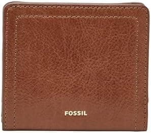 Fossil Women's Logan Leather RFID-Blocking Bifold Wallet for Women
