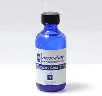 Dermalure Glycolic Acid Peel 70% Medical Grade 1oz. 30ml (Level 4 pH 0.3)