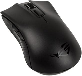 ASUS ROG Strix Carry Ergonomic Optical Gaming Mouse with Dual 2.4 GHz/Bluetooth Wireless Connectivity, 7200-DPI Sensor and ROG-Exclusive Switch Socket Design