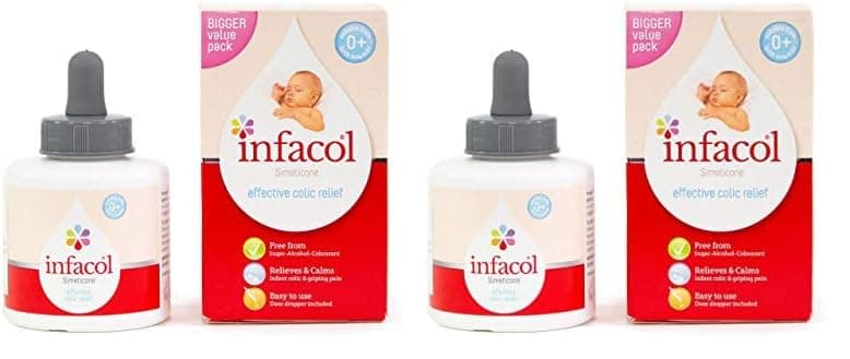 Simeticone Effective Colic Relief Suitable from Birth Onwards Liquid, 85ml (Pack of 2)